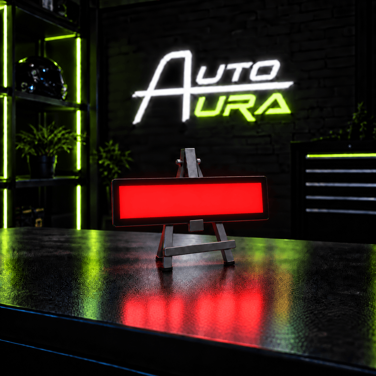 ELGlow™ Panel — crvena LED animacija